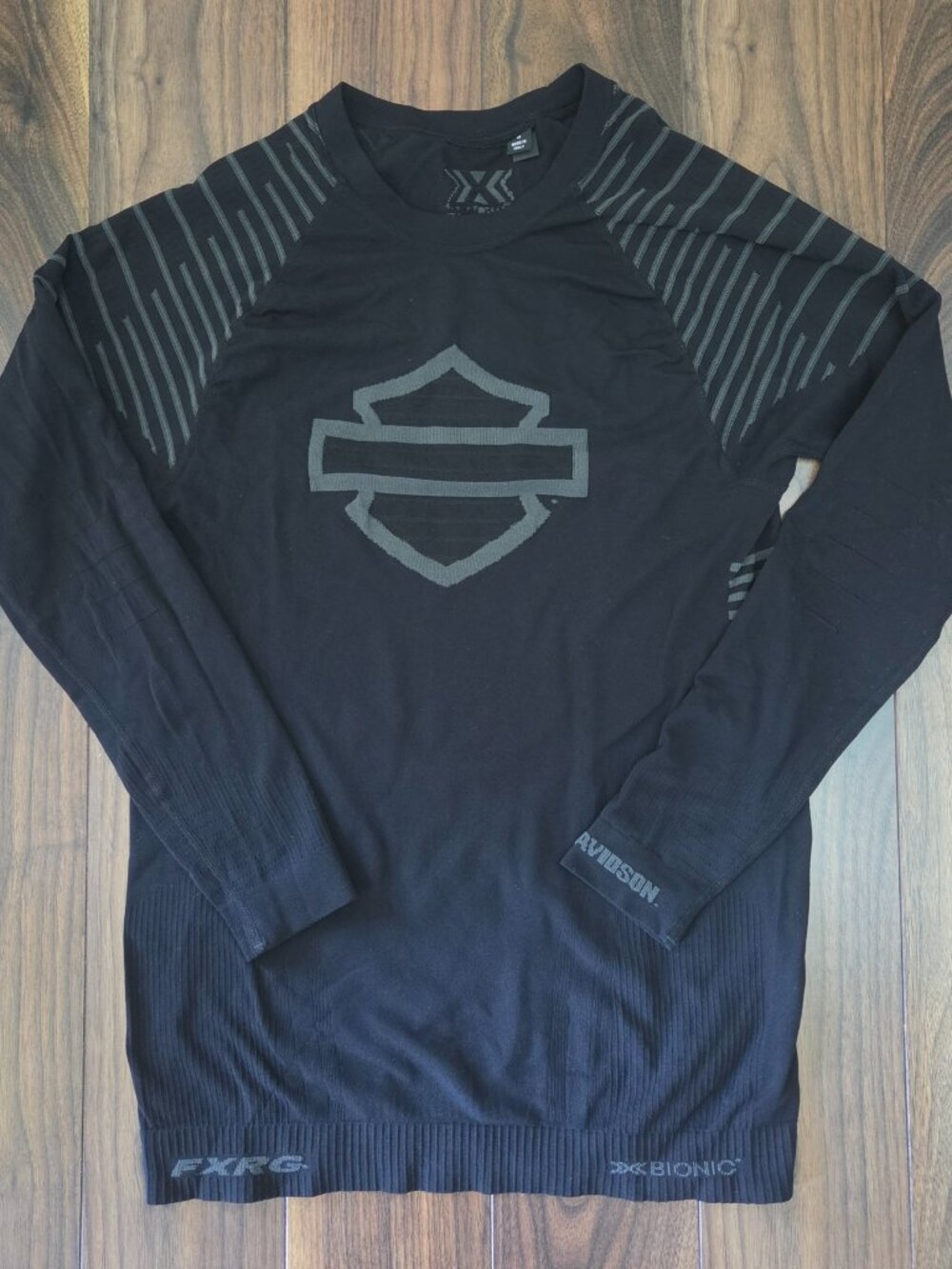 X-Bionic Harley-Davidson FXRG Women’s XL Black Long Sleeve Base Layer Shirt